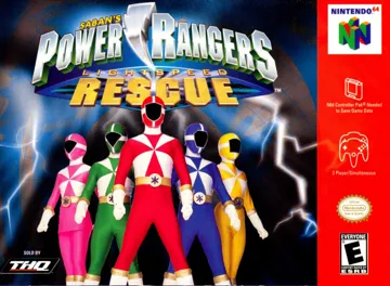 Power Rangers - Lightspeed Rescue (USA) box cover front